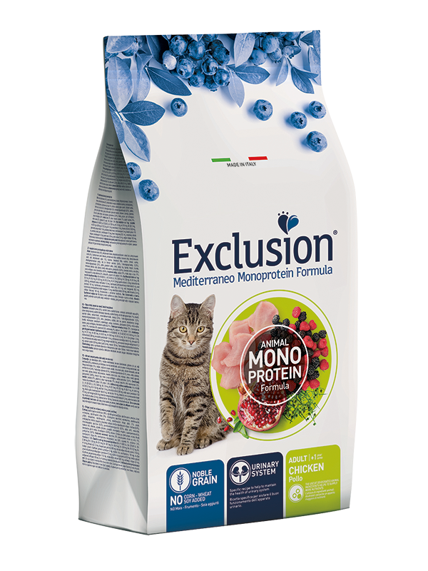 Exclusion Adult Pollo 300g - Crocchette per Gatti Monoproteiche Exclusion Adult Pollo 300g - Crocchette per Gatti Monoproteiche
